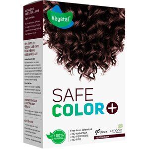 Vegetal Safe Hair Color Burgundy 50g for Men & Women Organic Certified